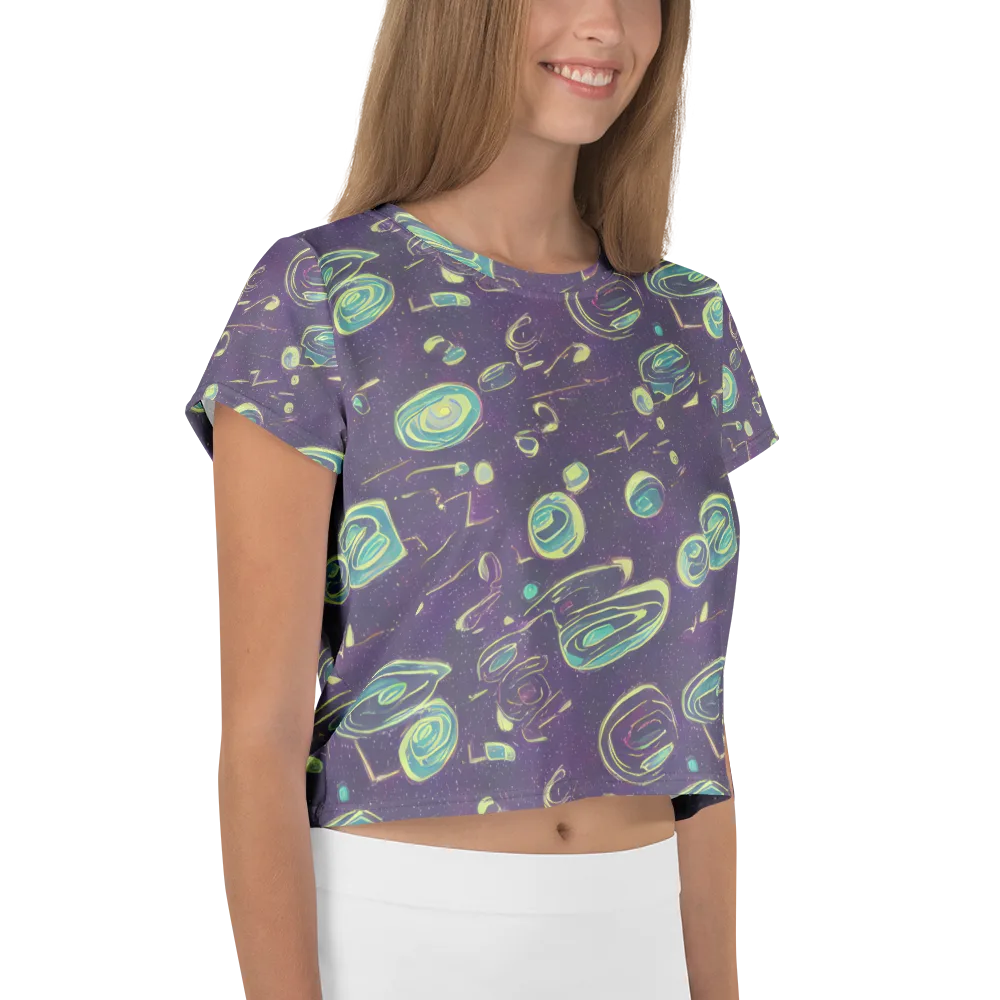 Lunar Lichen on Crop Tee — Right