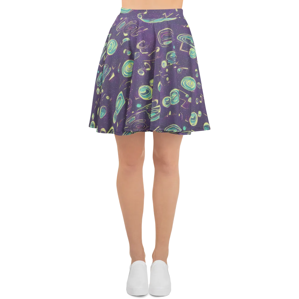 Lunar Lichen on Skater Skirt — Front