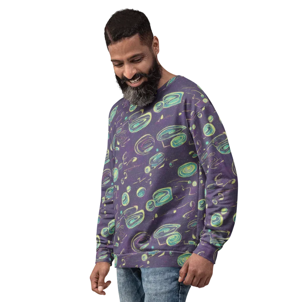 Lunar Lichen on Sweatshirt — Left Front