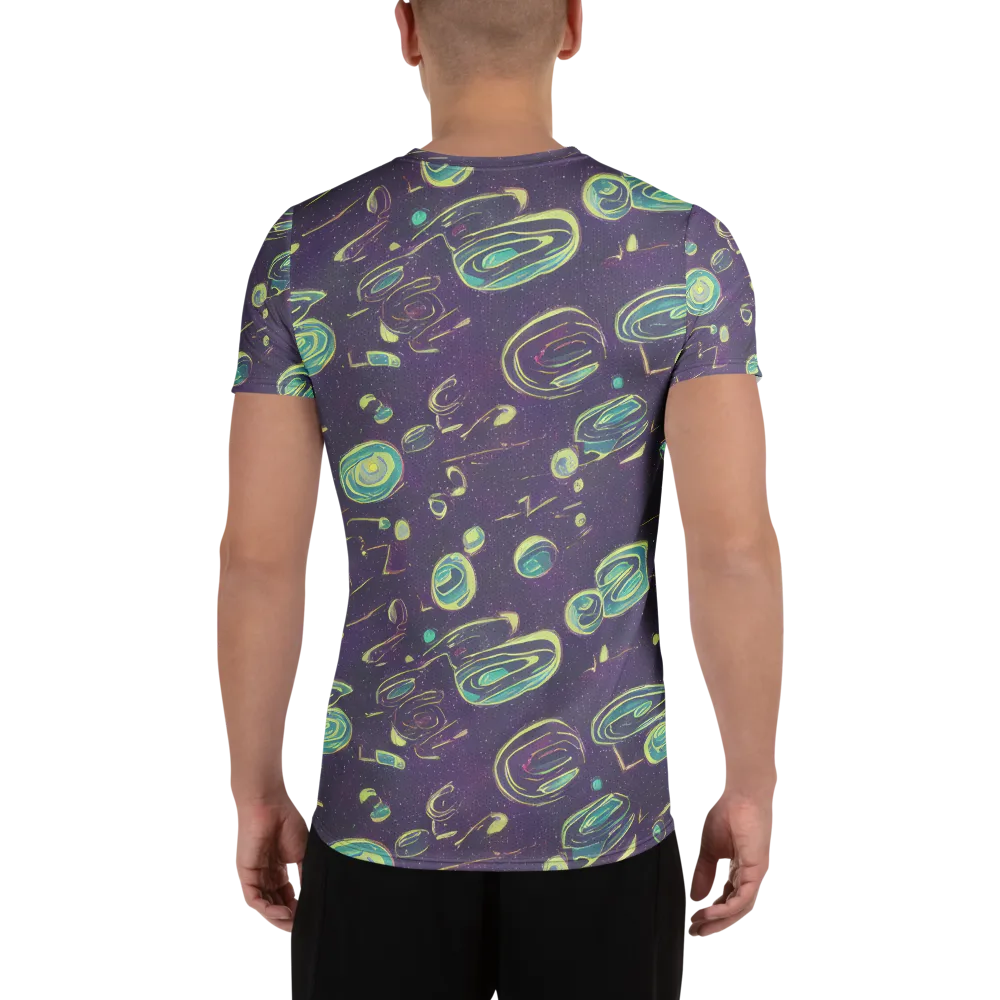 Lunar Lichen on Men's Athletic T-Shirt — Back