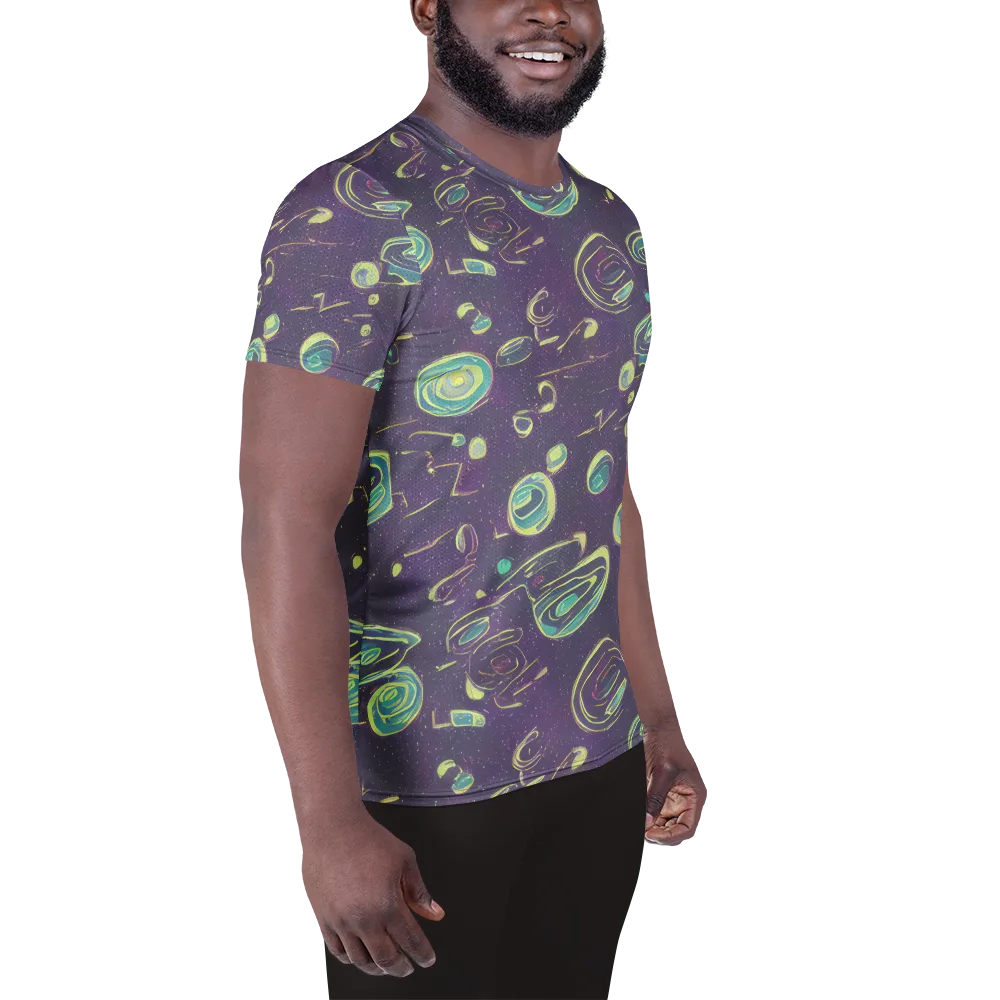 Lunar Lichen on Men's Athletic T-Shirt — Right