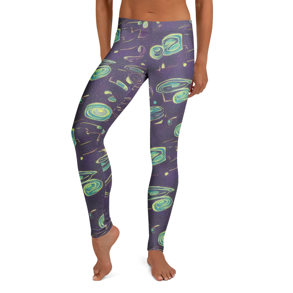 Lunar Lichen on Leggings — Front