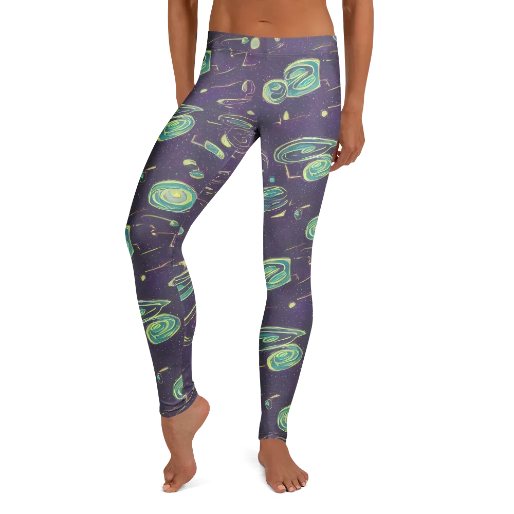 Lunar Lichen on Leggings — Front
