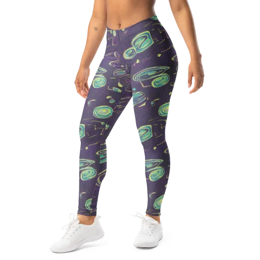Lunar Lichen on a Leggings