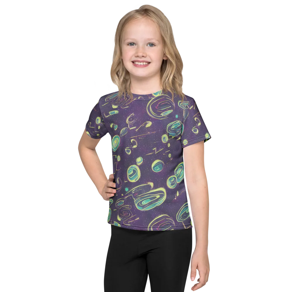 Lunar Lichen on Kids Crew Neck T-Shirt — Front