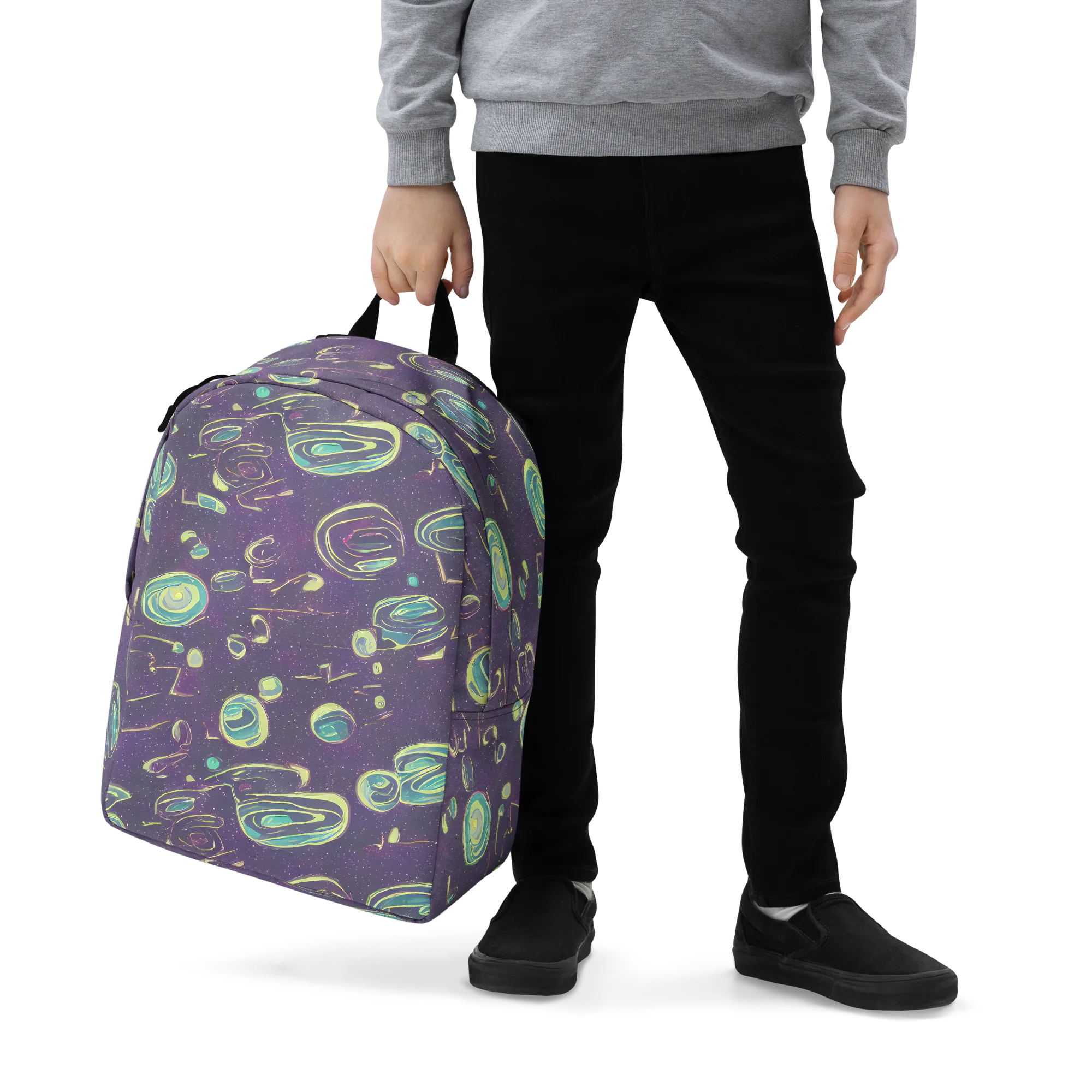Lunar Lichen on Minimalist Backpack — Zoomed-in