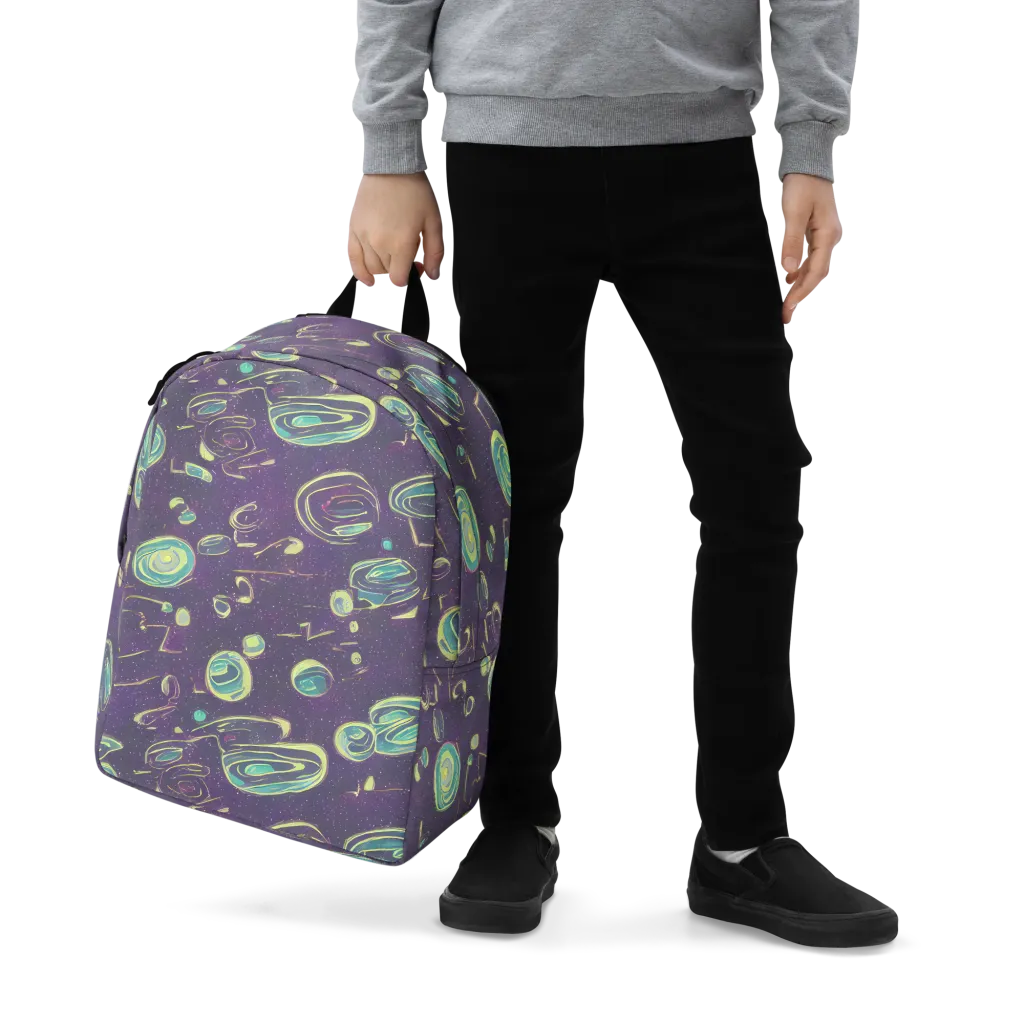 Lunar Lichen on Minimalist Backpack — Zoomed-in