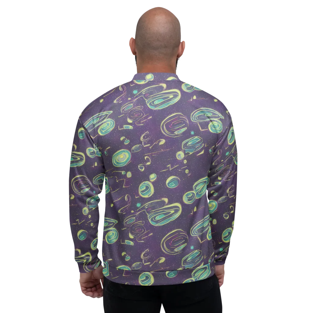 Lunar Lichen on Bomber Jacket — Back