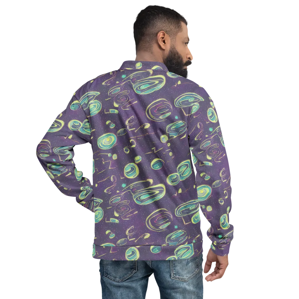 Lunar Lichen on Bomber Jacket — Back