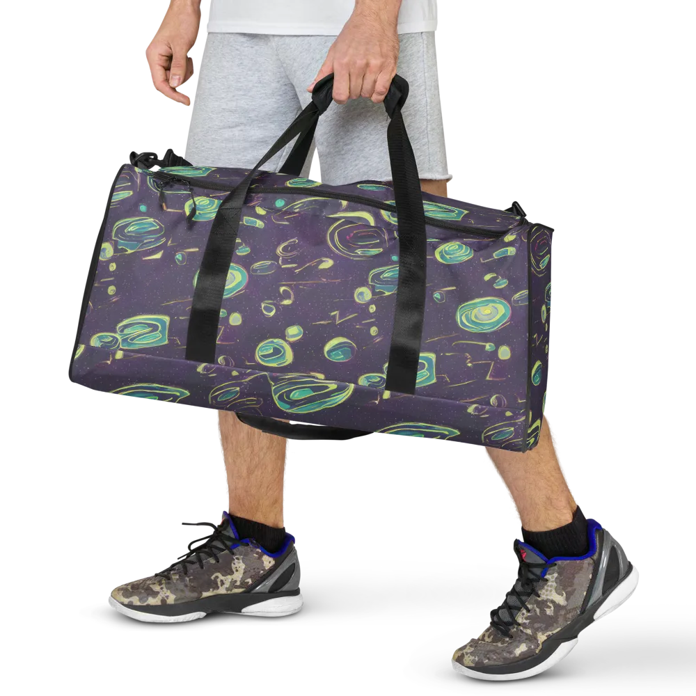 Lunar Lichen on Duffle Bag — Front