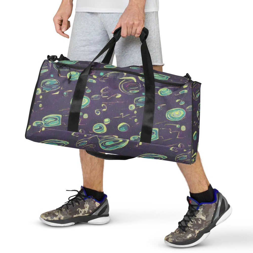Lunar Lichen on Duffle Bag — Front