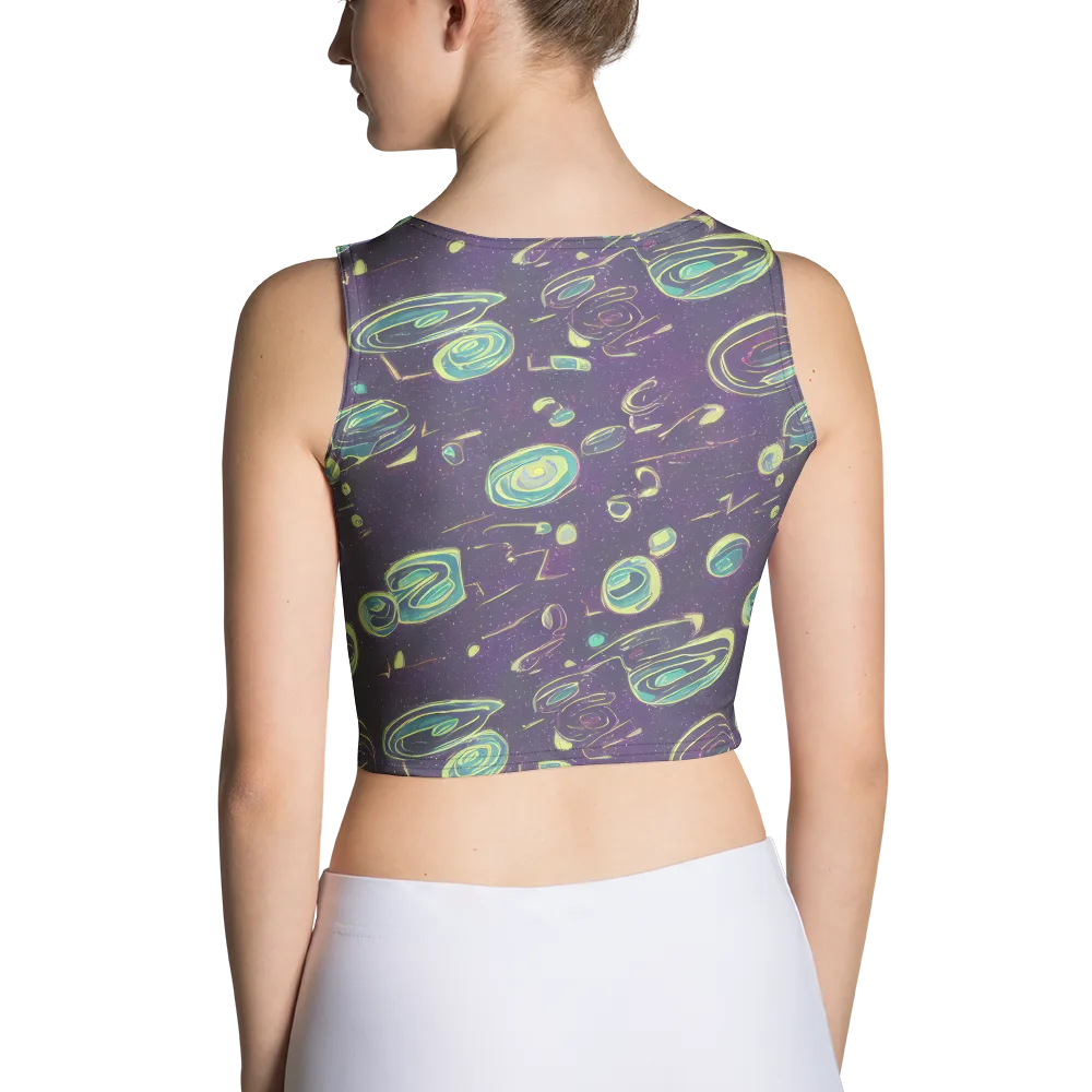 Lunar Lichen on Crop Top — Back
