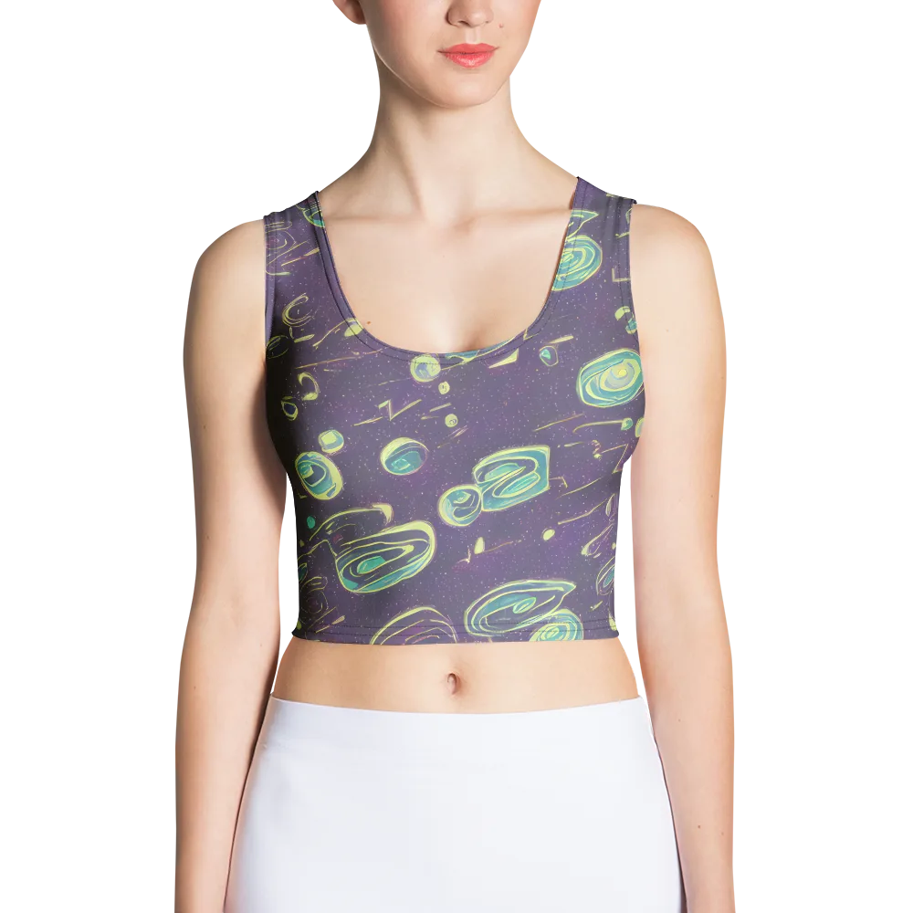 Lunar Lichen on Crop Top — Front
