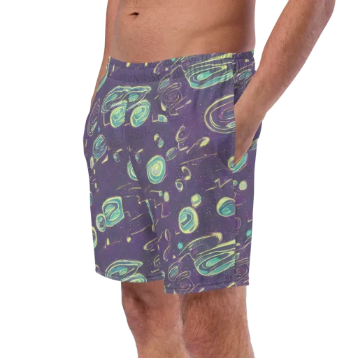 Lunar Lichen on a Swim Trunks
