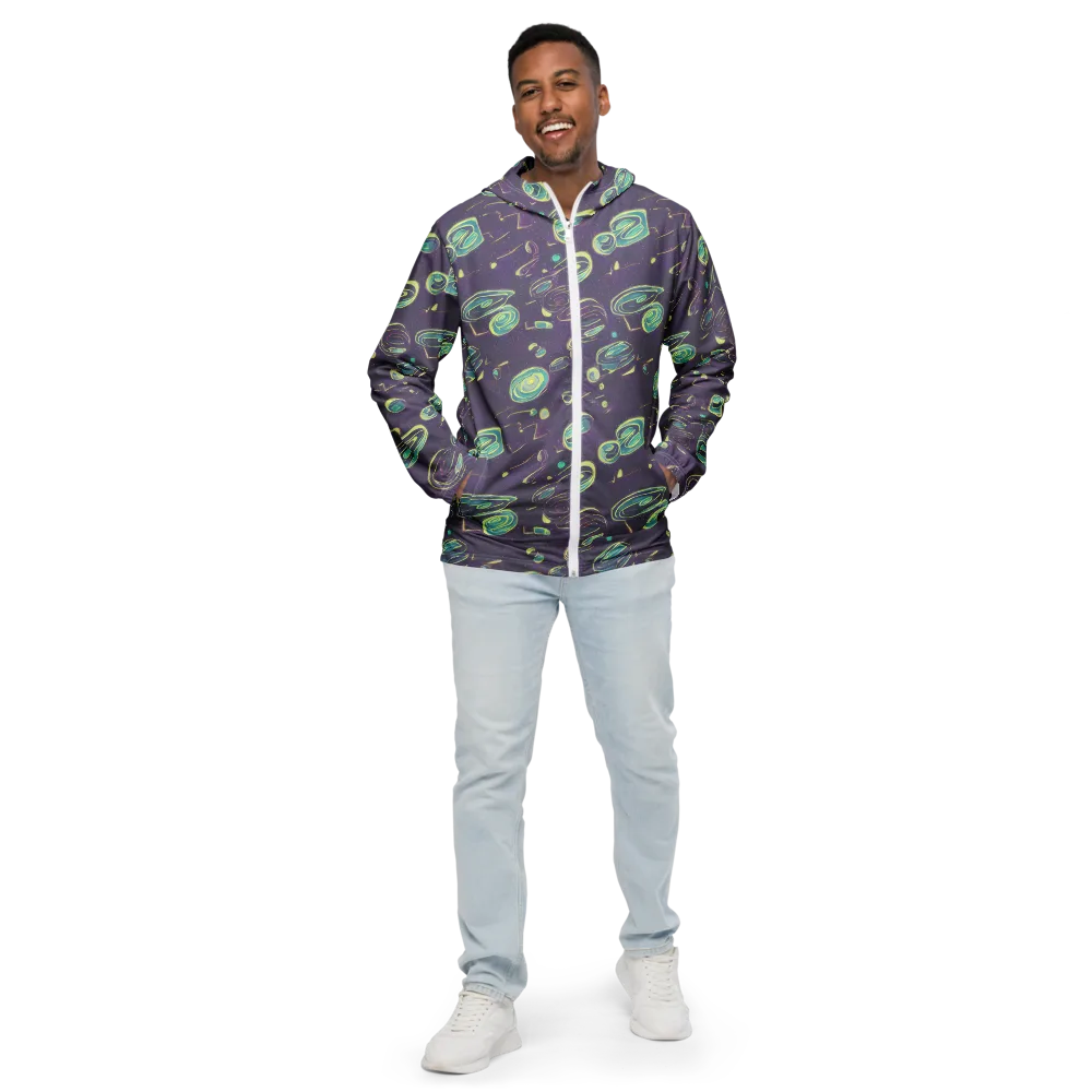 Lunar Lichen on Men's Windbreaker — Front