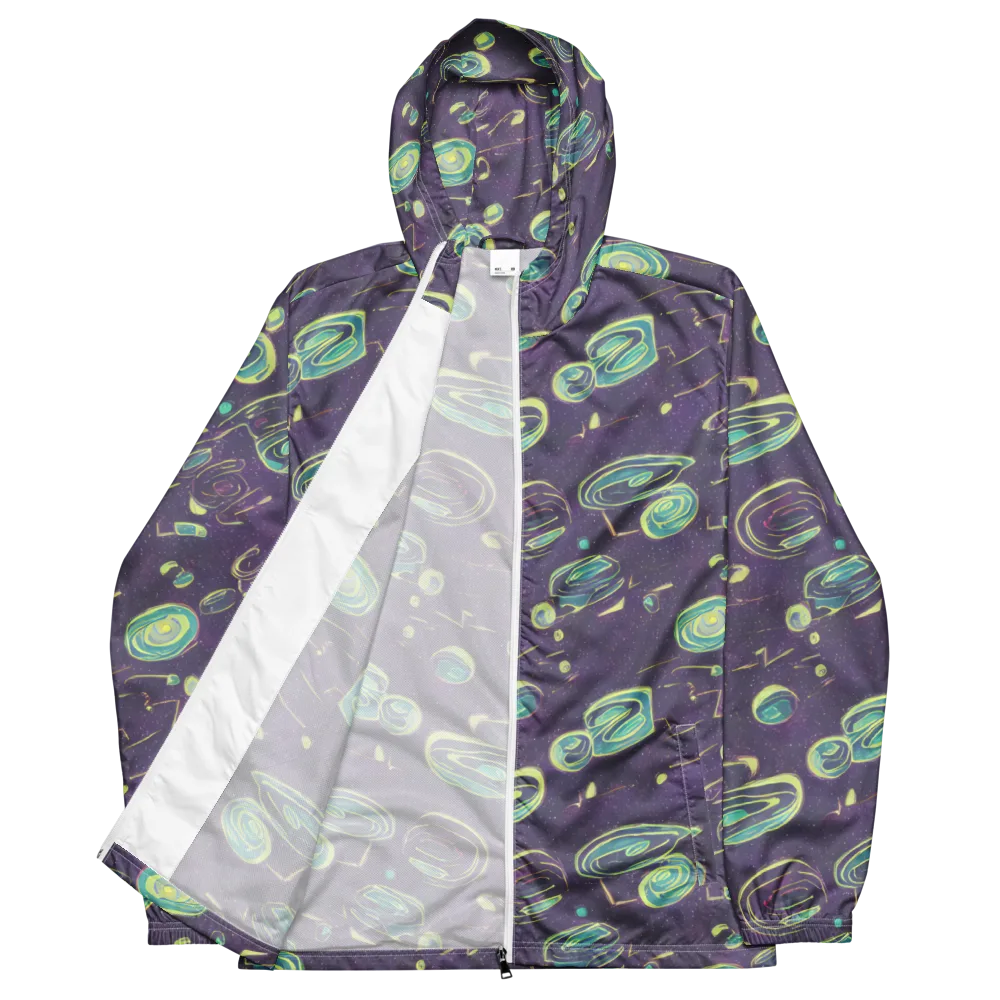 Lunar Lichen on Men's Windbreaker — Front