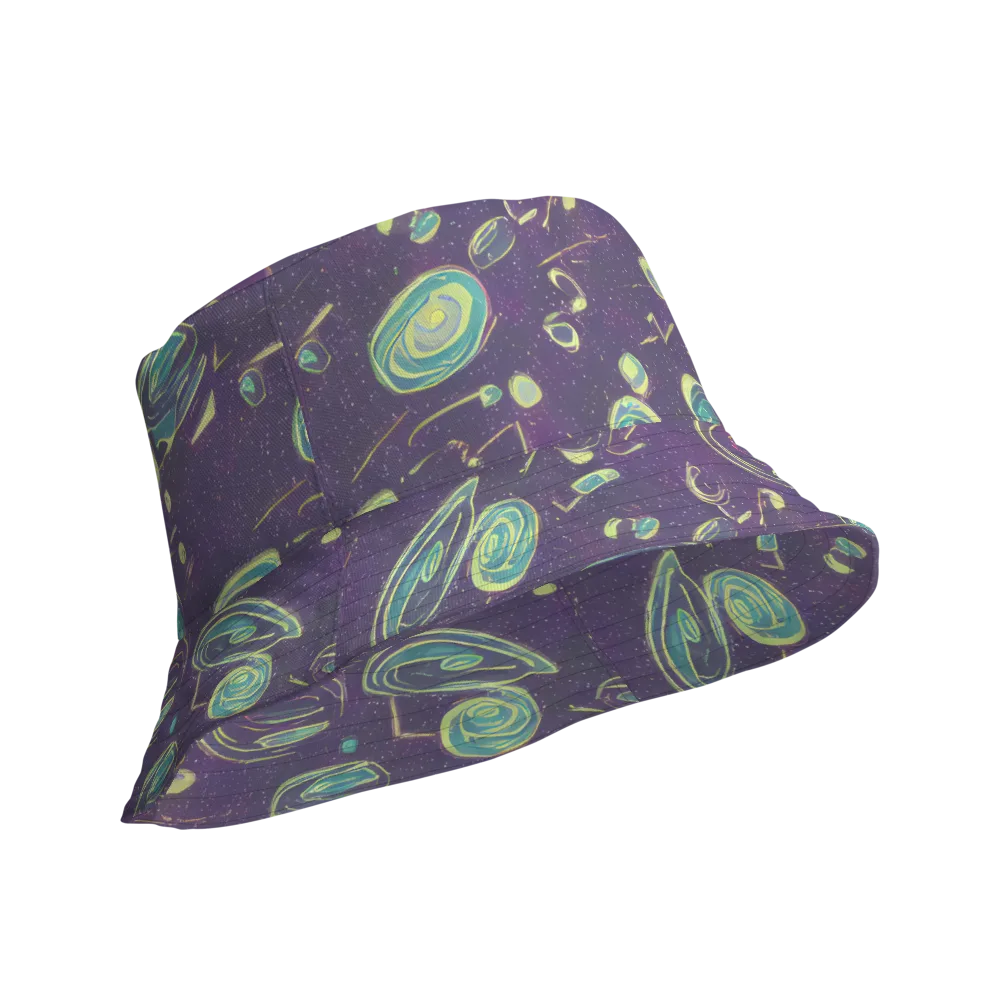 Lunar Lichen on Reversible Bucket Hat — Product details Outside