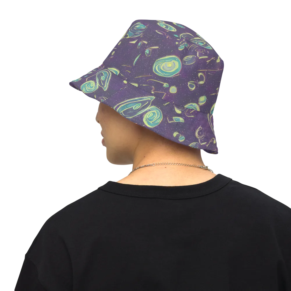 Lunar Lichen on Reversible Bucket Hat — Back Inside