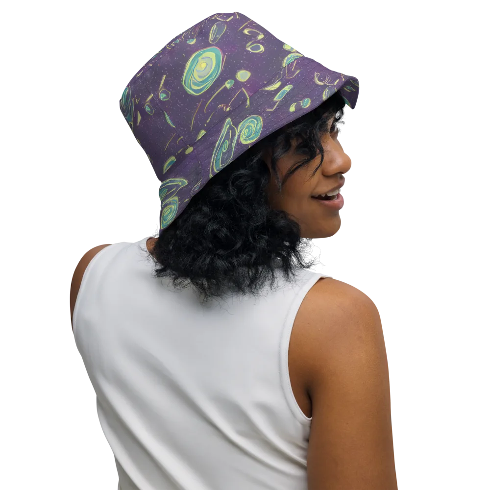 Lunar Lichen on Reversible Bucket Hat — Right Outside