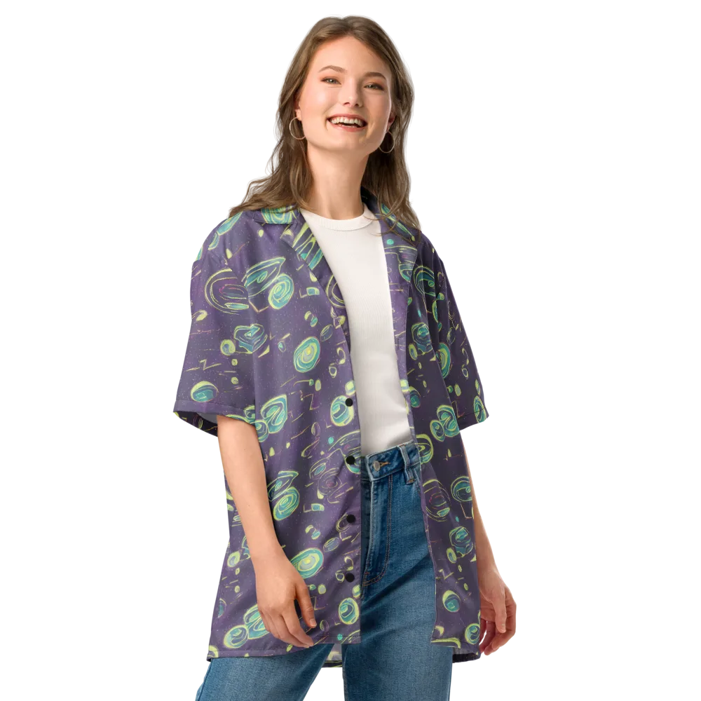 Lunar Lichen on Button Shirt — Front