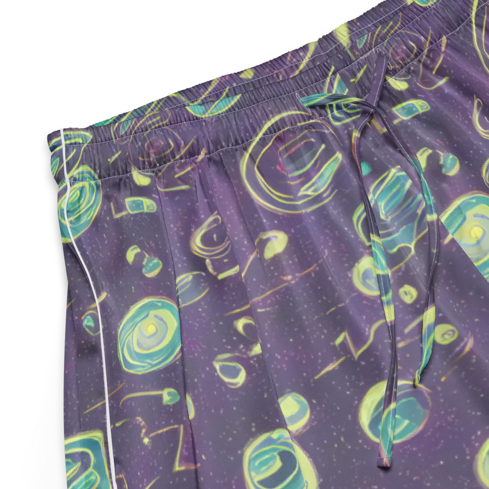 Lunar Lichen on Women's Pajama Shorts — Product details