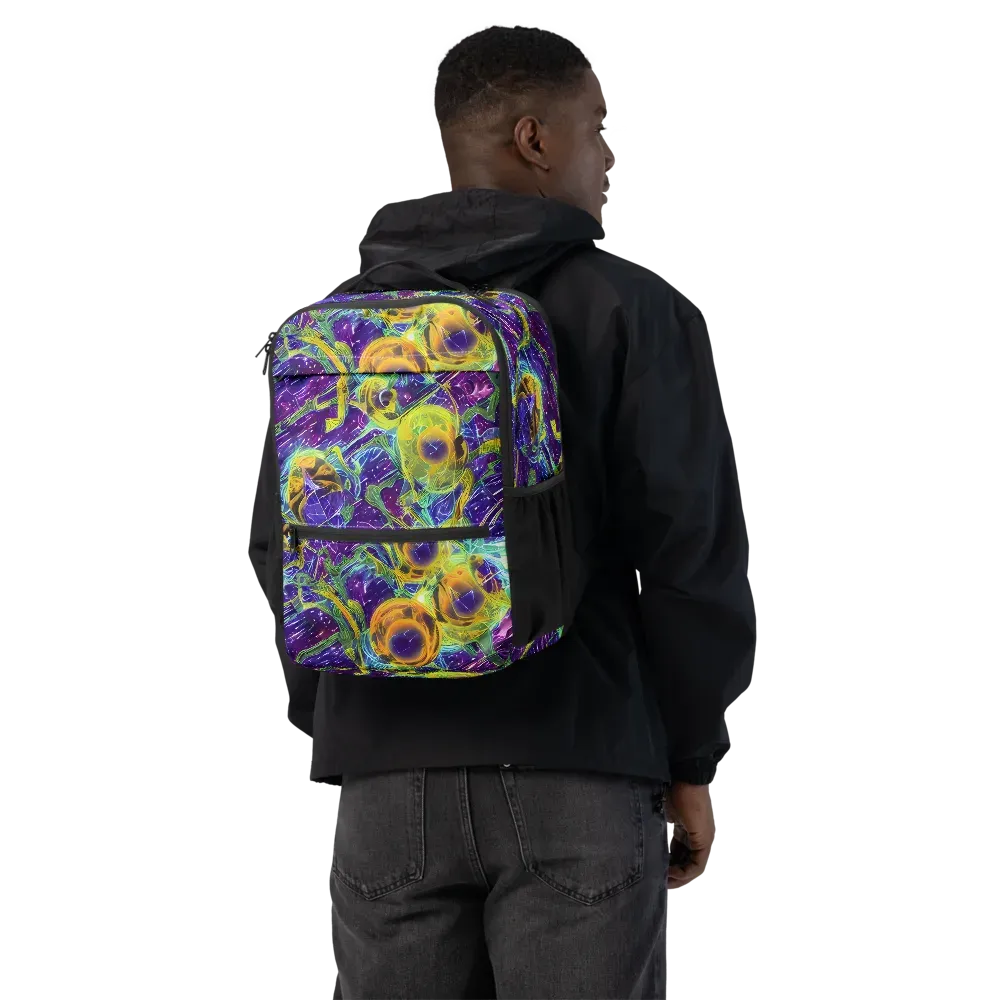 Electric Nectar on Utility Backpack — Back