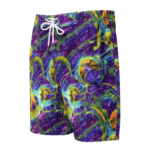 Electric Nectar on a Men's Board Shorts