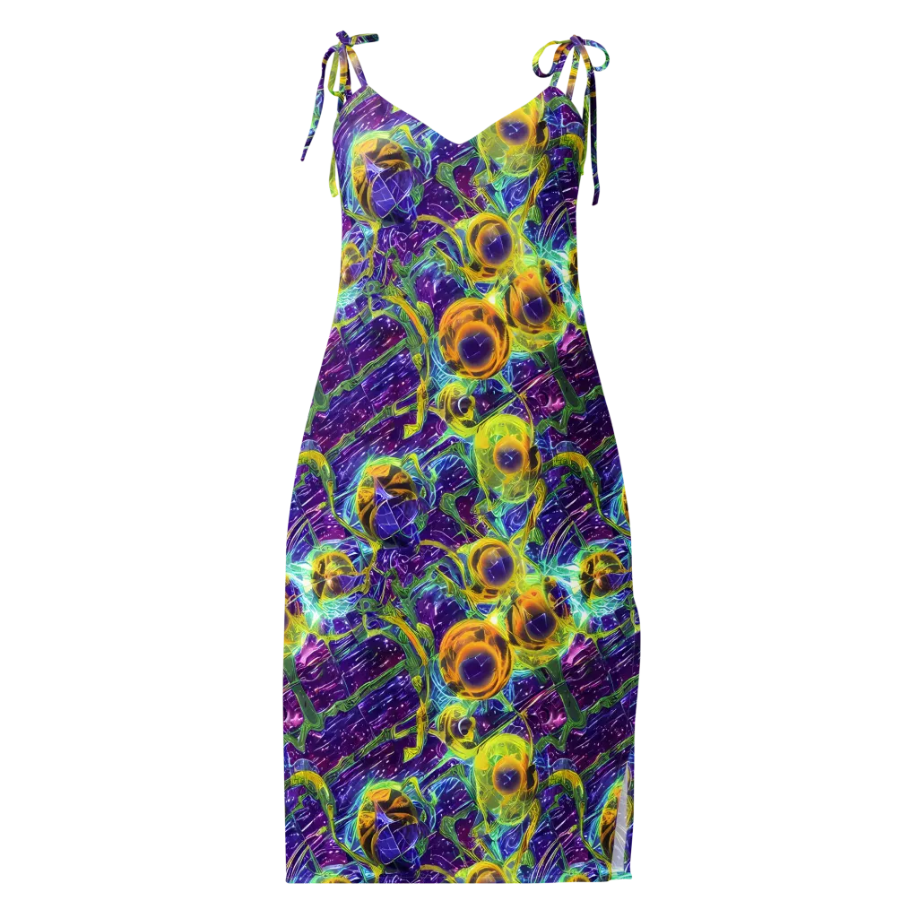 Electric Nectar on Slip Dress — Front