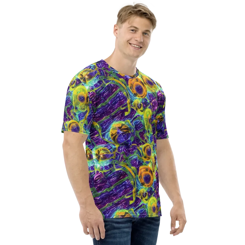 Electric Nectar on Men's Crew Neck T-Shirt — Right