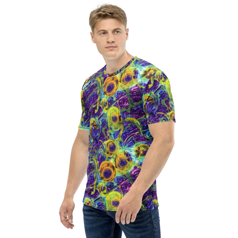 Electric Nectar on Men's Crew Neck T-Shirt — Left