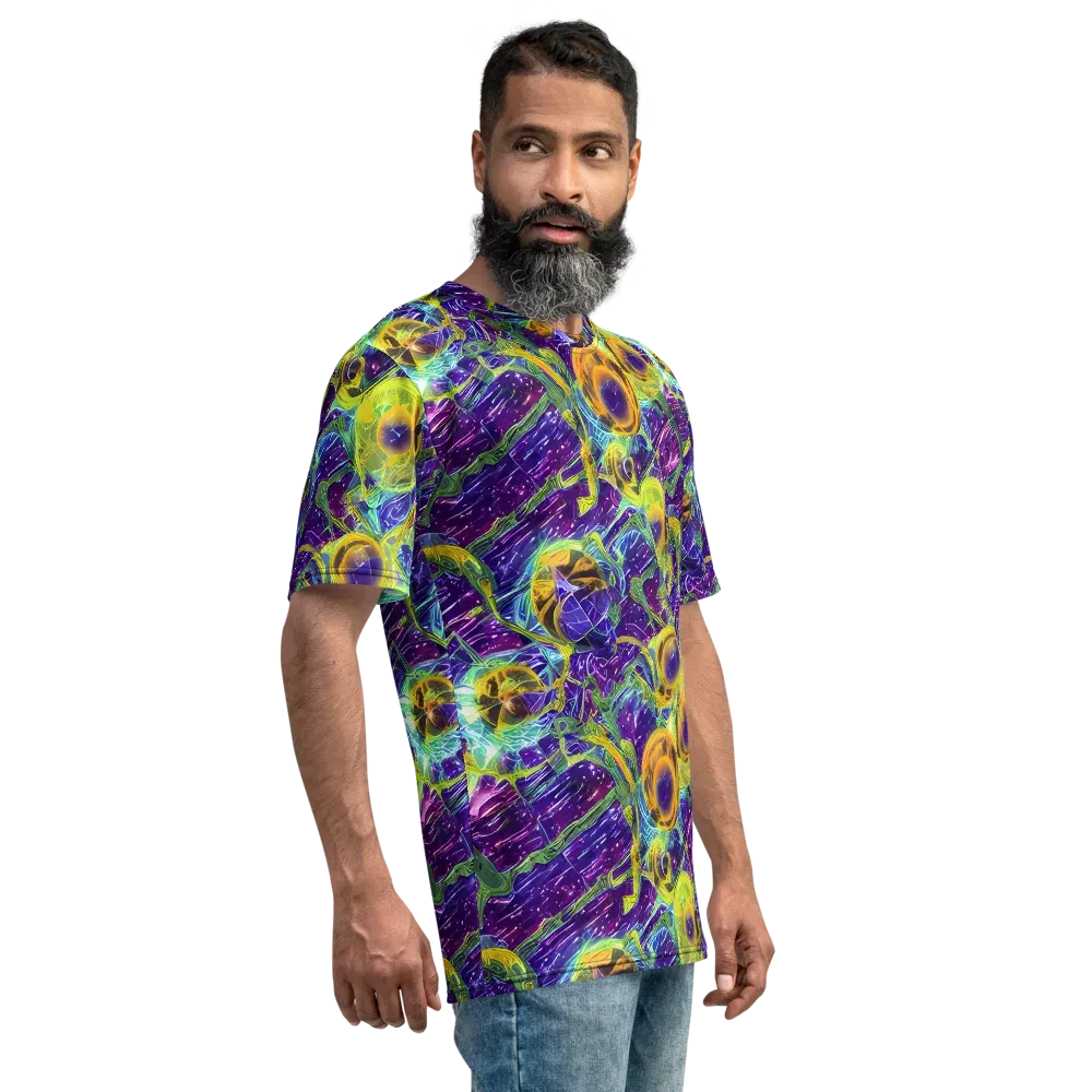 Electric Nectar on Men's Crew Neck T-Shirt — Right