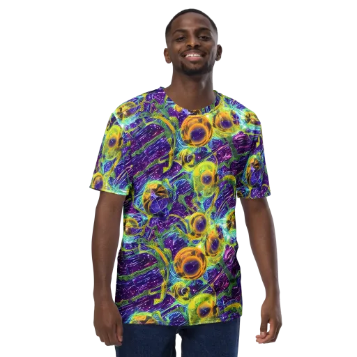 Electric Nectar on a Men's Crew Neck T-Shirt
