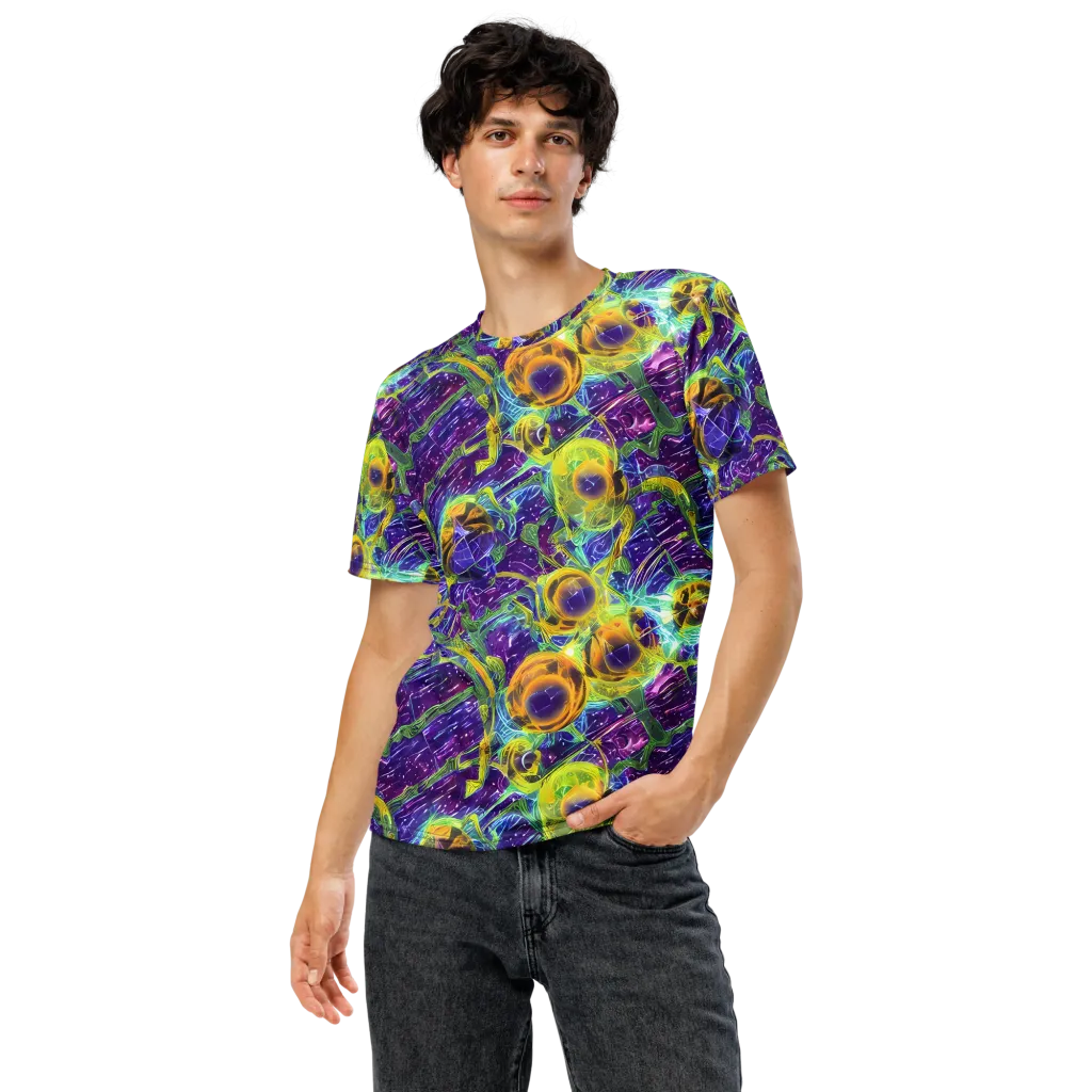 Electric Nectar on Men's Crew Neck T-Shirt — Front
