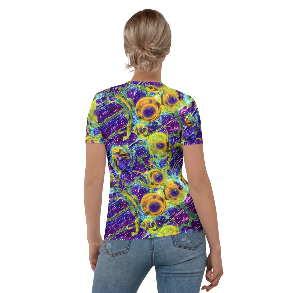 Electric Nectar on Women's Crew Neck T-Shirt — Back