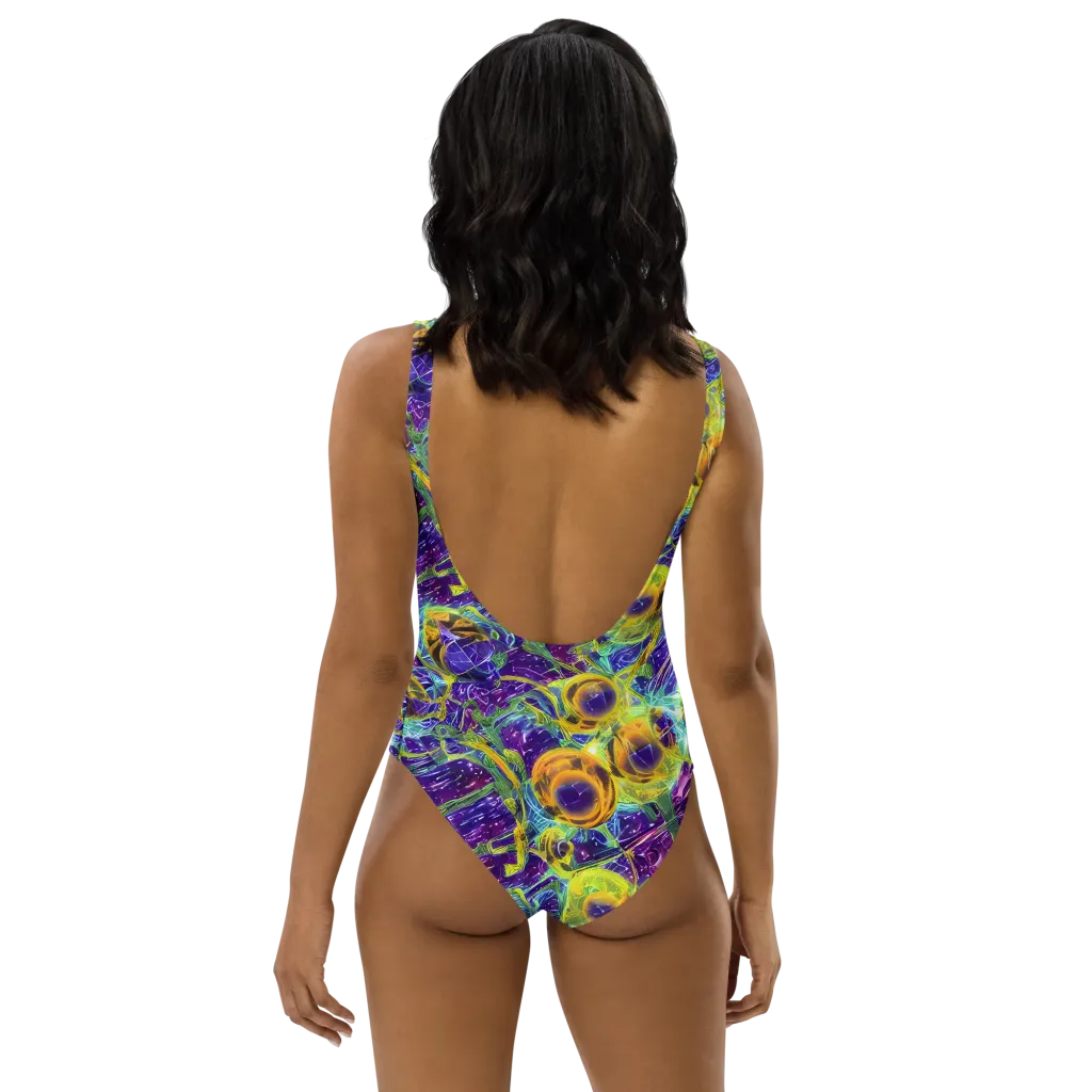 Electric Nectar on One-Piece Swimsuit — Back