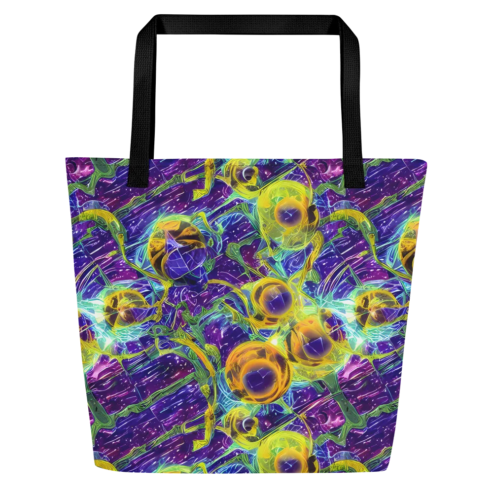 Electric Nectar on Large Tote Bag W/ Pocket — Front