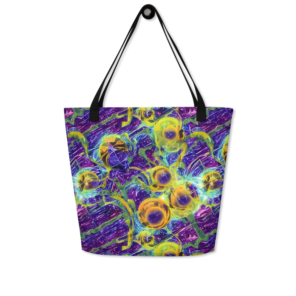 Electric Nectar on Large Tote Bag W/ Pocket — Front
