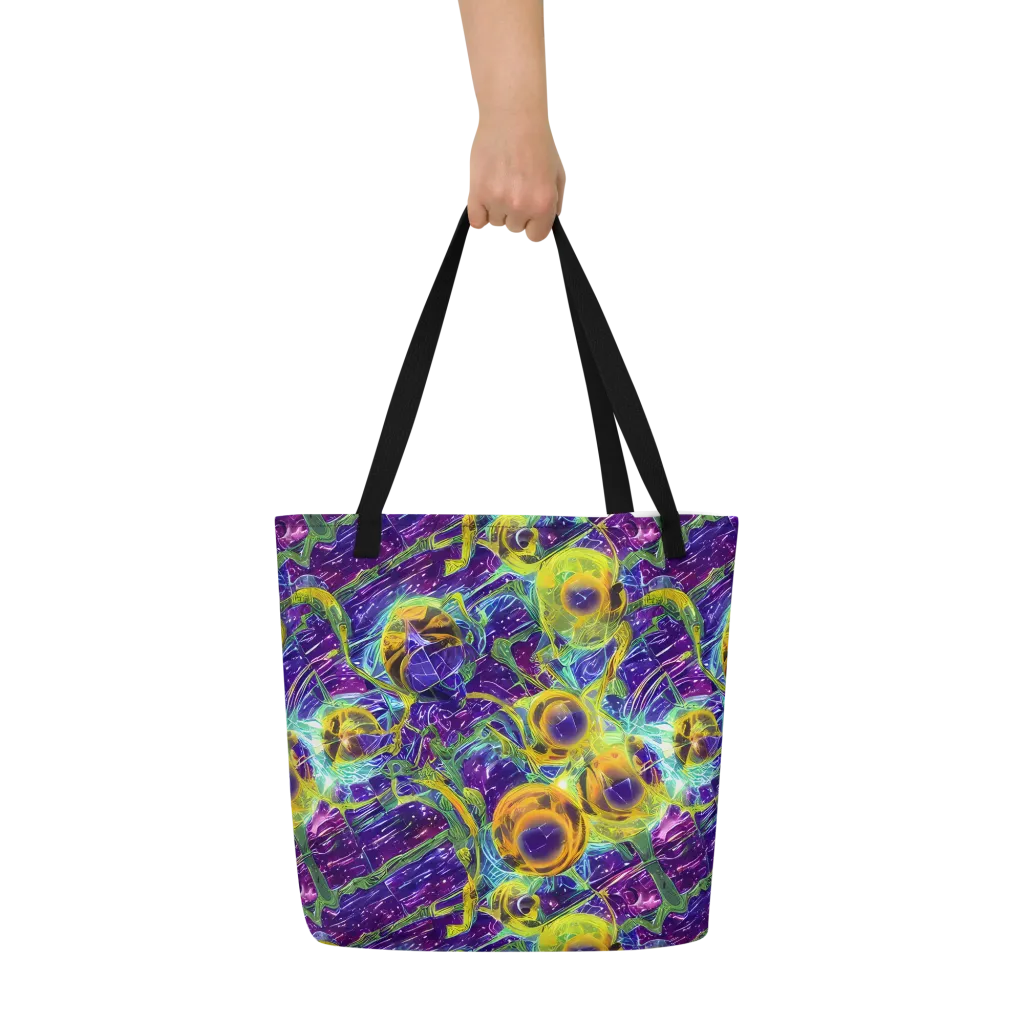 Electric Nectar on Large Tote Bag W/ Pocket — Front