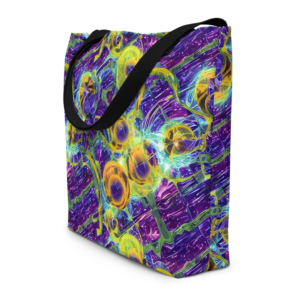 Electric Nectar on Large Tote Bag W/ Pocket — Front