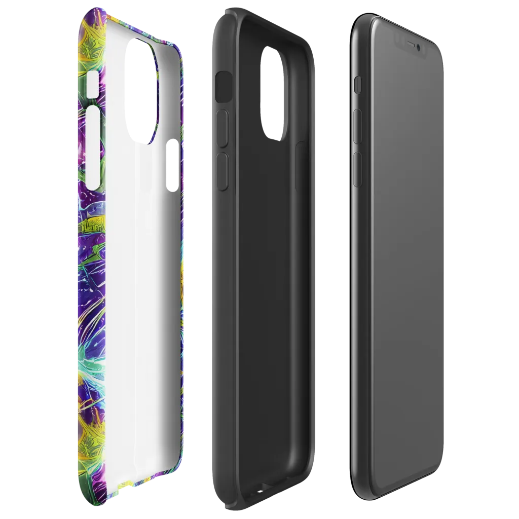 Electric Nectar on Tough Case for iPhone® — Right