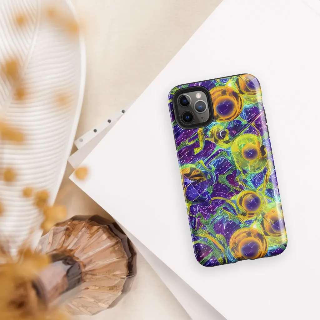 Electric Nectar on Tough Case for iPhone® — Front