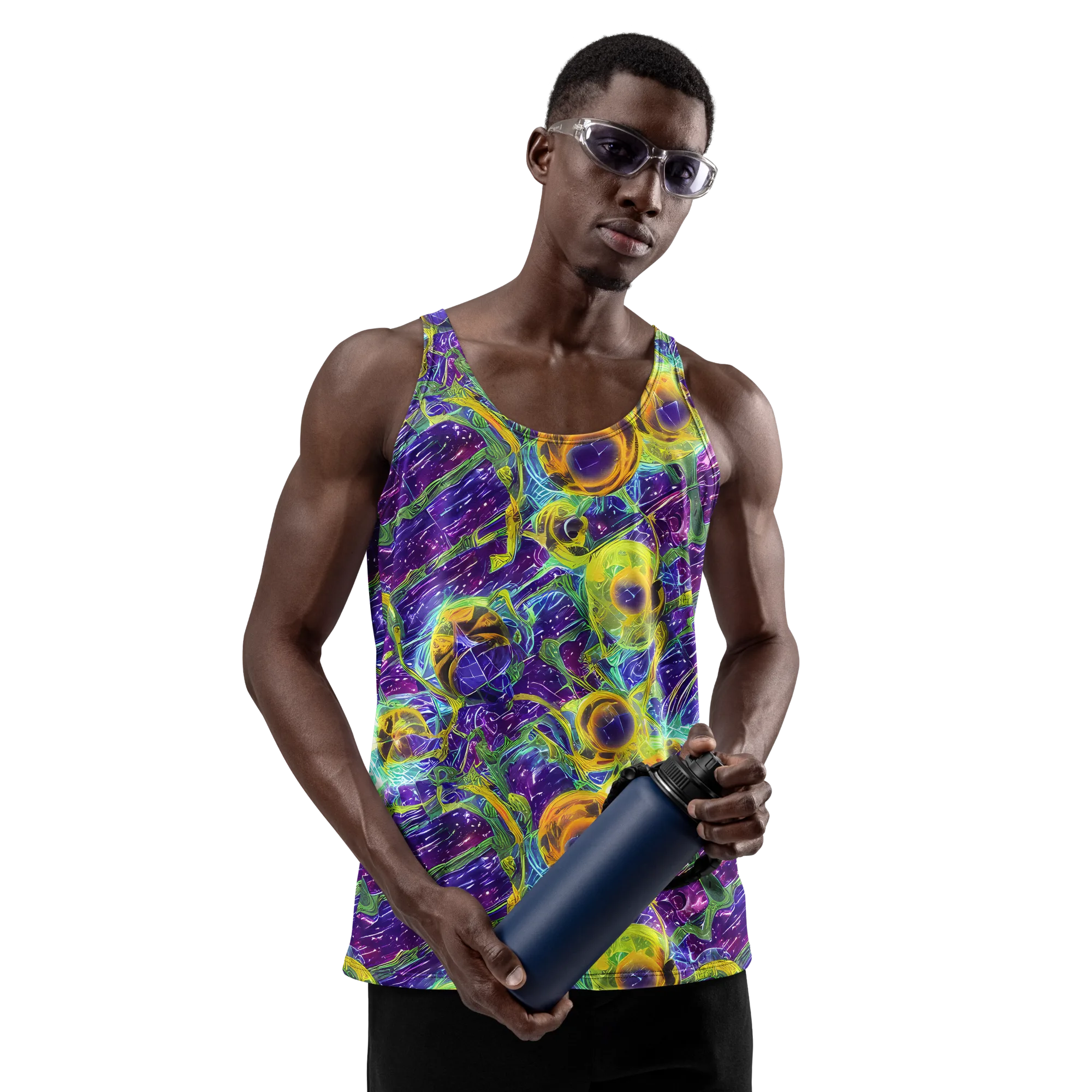 Electric Nectar on Men's Tank Top — Front