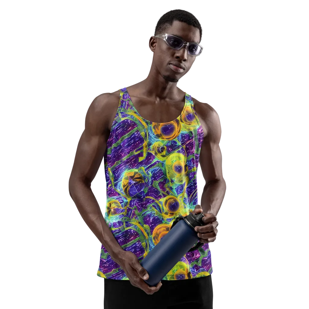 Electric Nectar on Men's Tank Top — Front