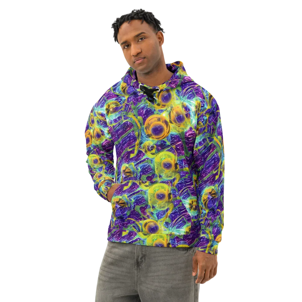 Electric Nectar on Cotton Hoodie — Left Front
