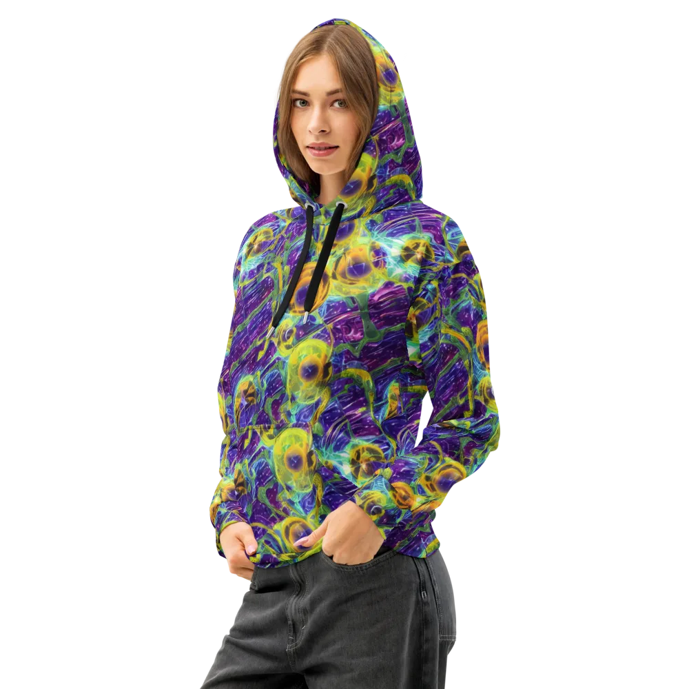 Electric Nectar on Cotton Hoodie — Left Front