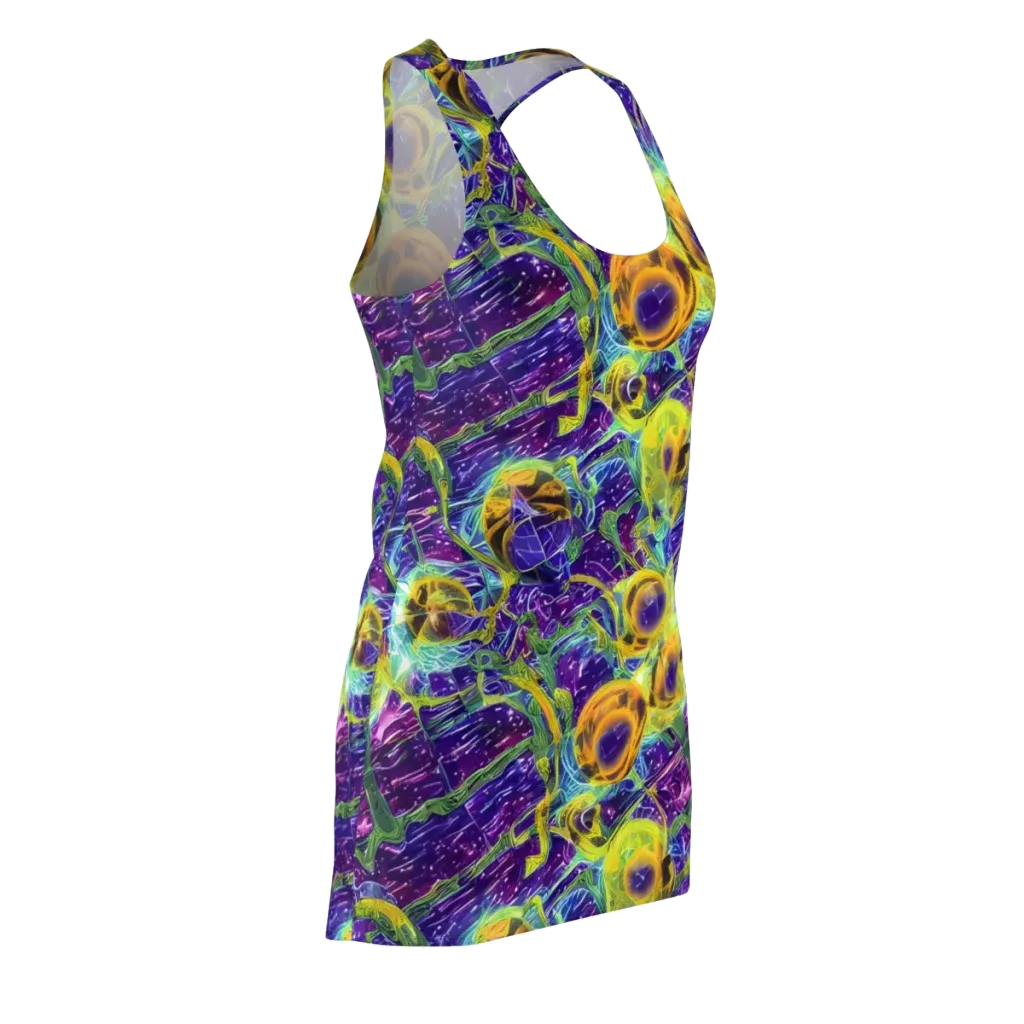 Electric Nectar on Racerback Dress — Front Side