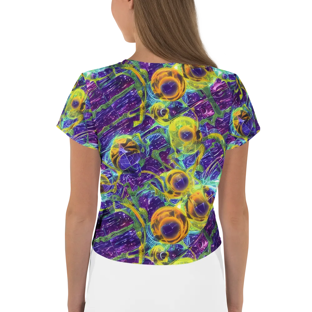 Electric Nectar on Crop Tee — Back