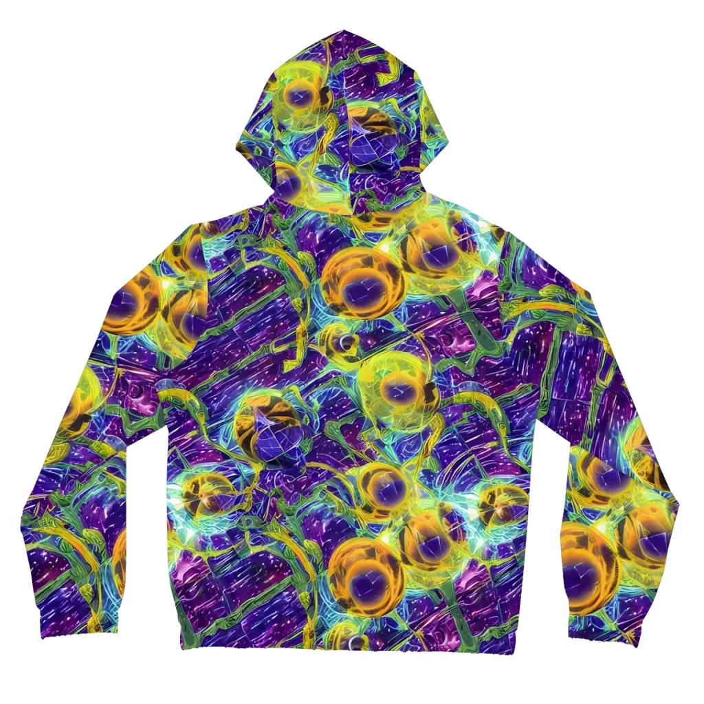 Electric Nectar on Women's Full-Zip Hoodie — Back