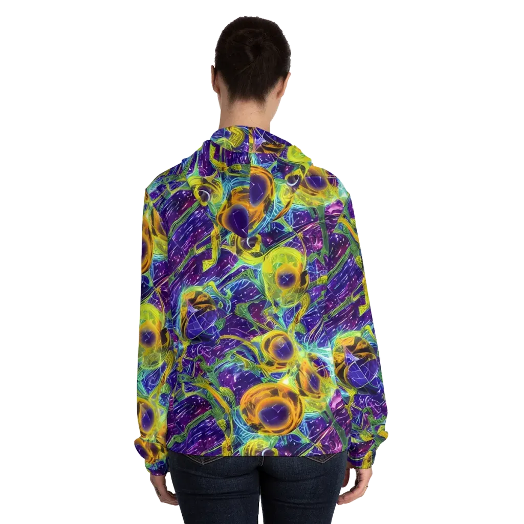 Electric Nectar on Women's Full-Zip Hoodie — Back On Person