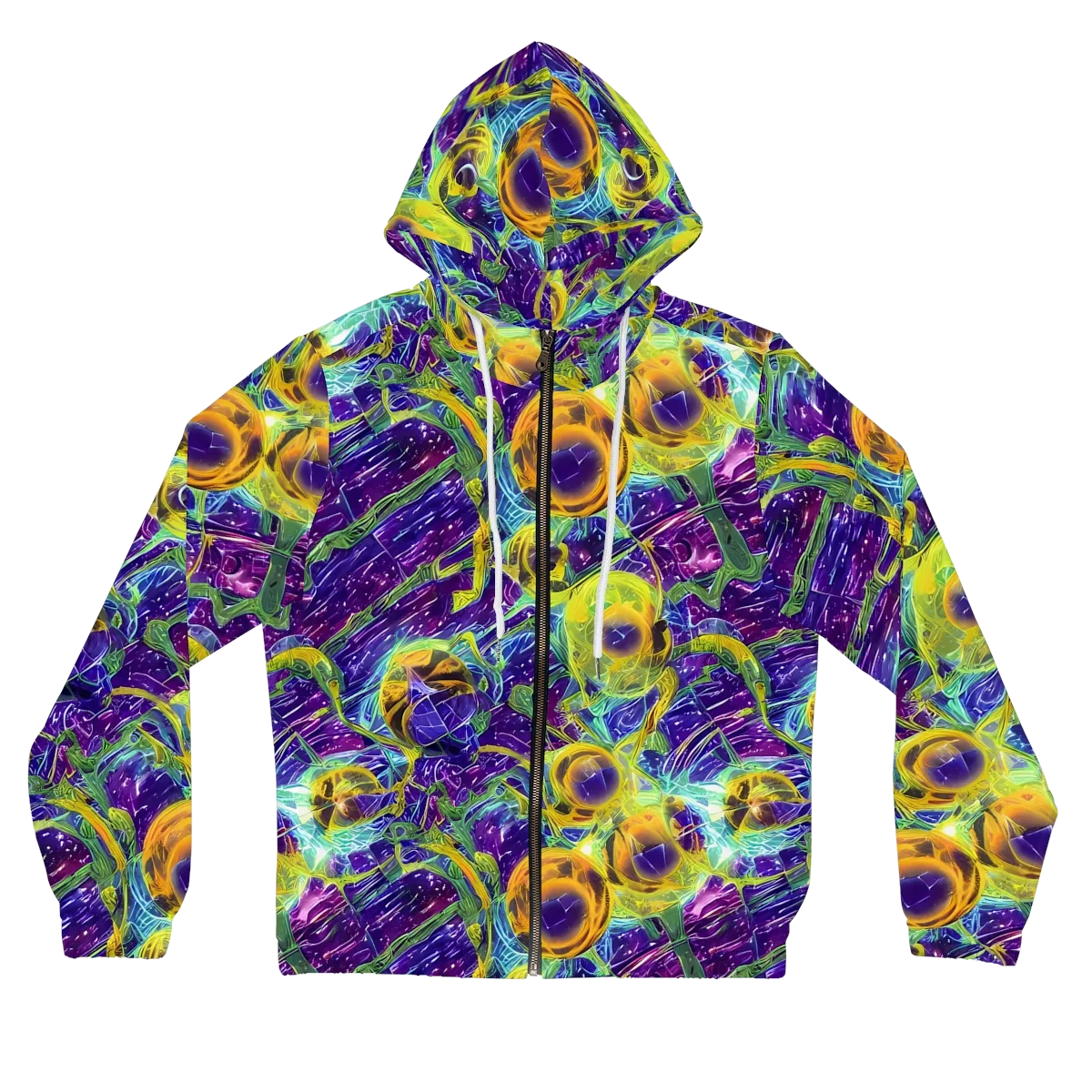 Electric Nectar on Women's Full-Zip Hoodie — Front